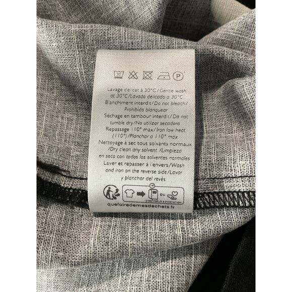 Sézane 'Tymo' Black Linen Trousers Size 38 NWT - Picture 6 of 8